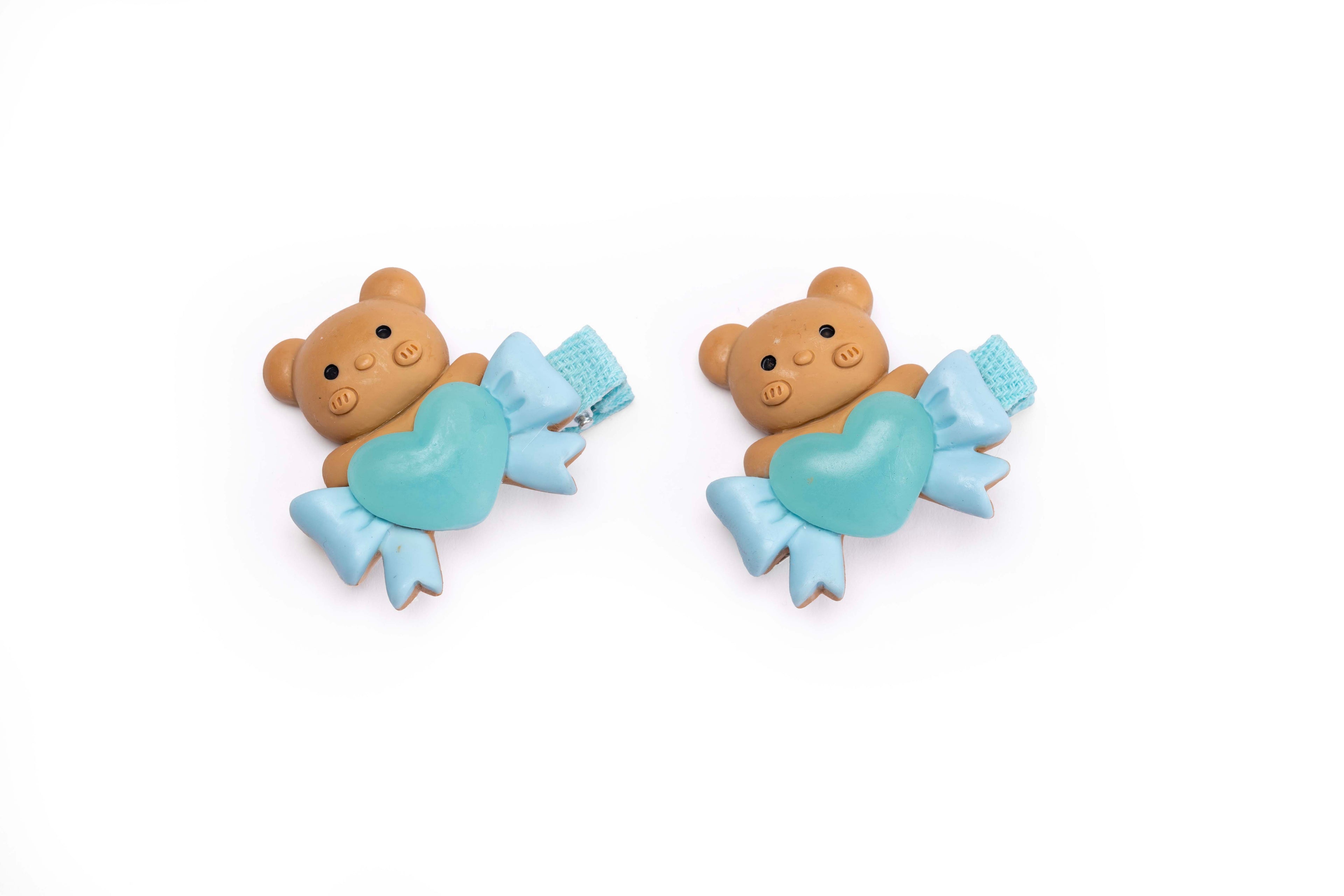 Teddy Heart Clip