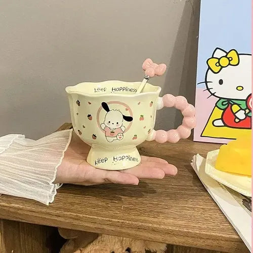 Cartoon Ceramic Mug Set