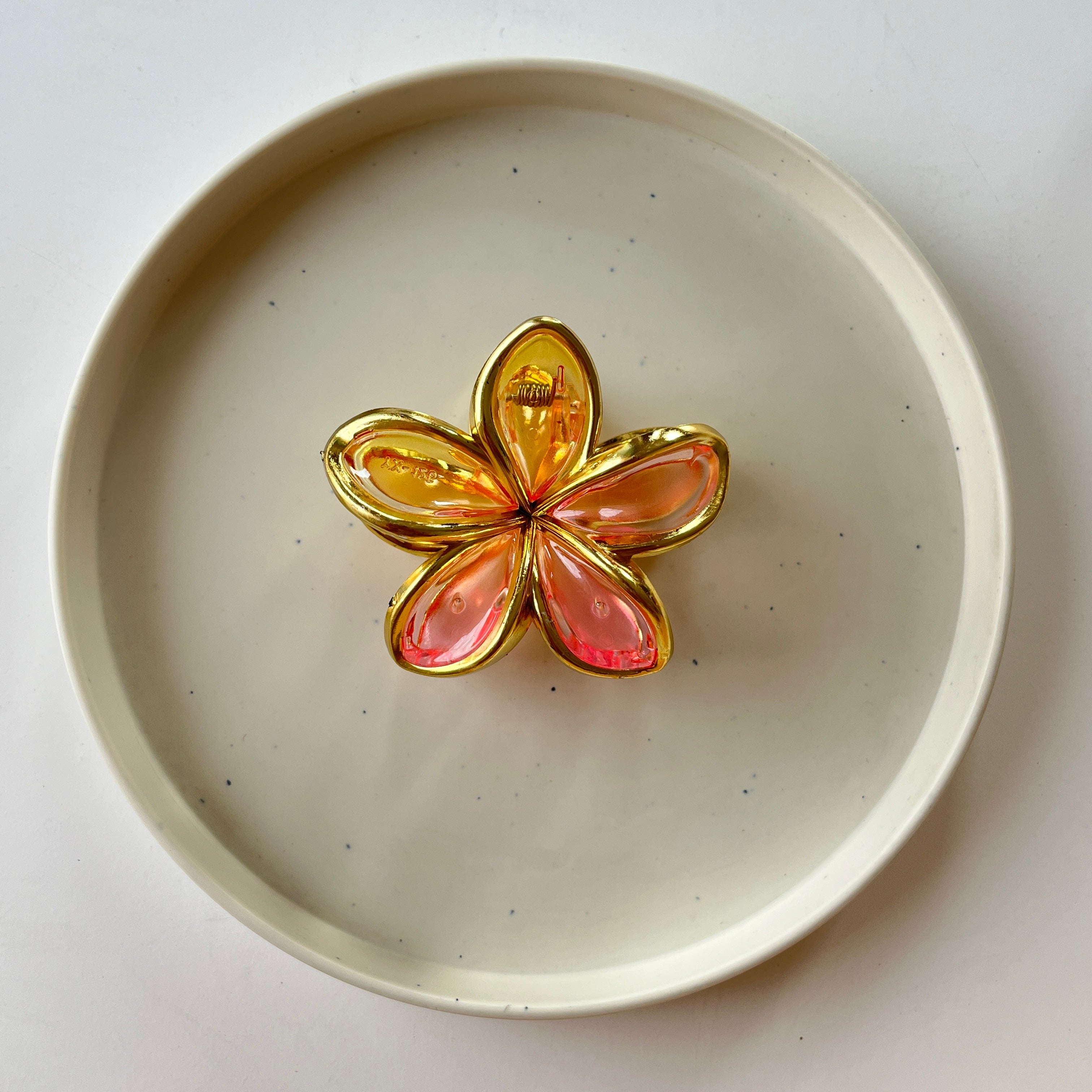 Crystal Flower Hair Claw