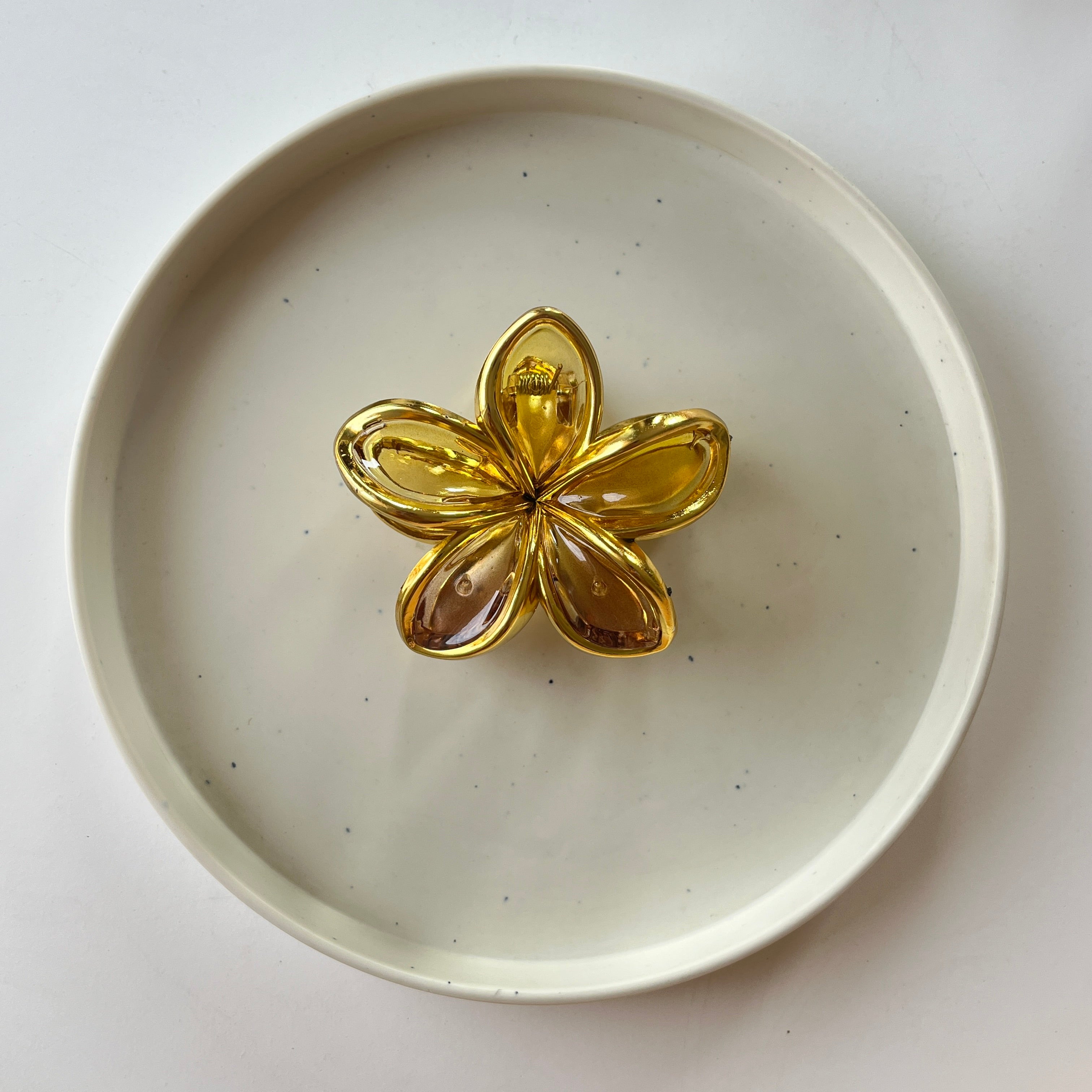 Crystal Flower Hair Claw