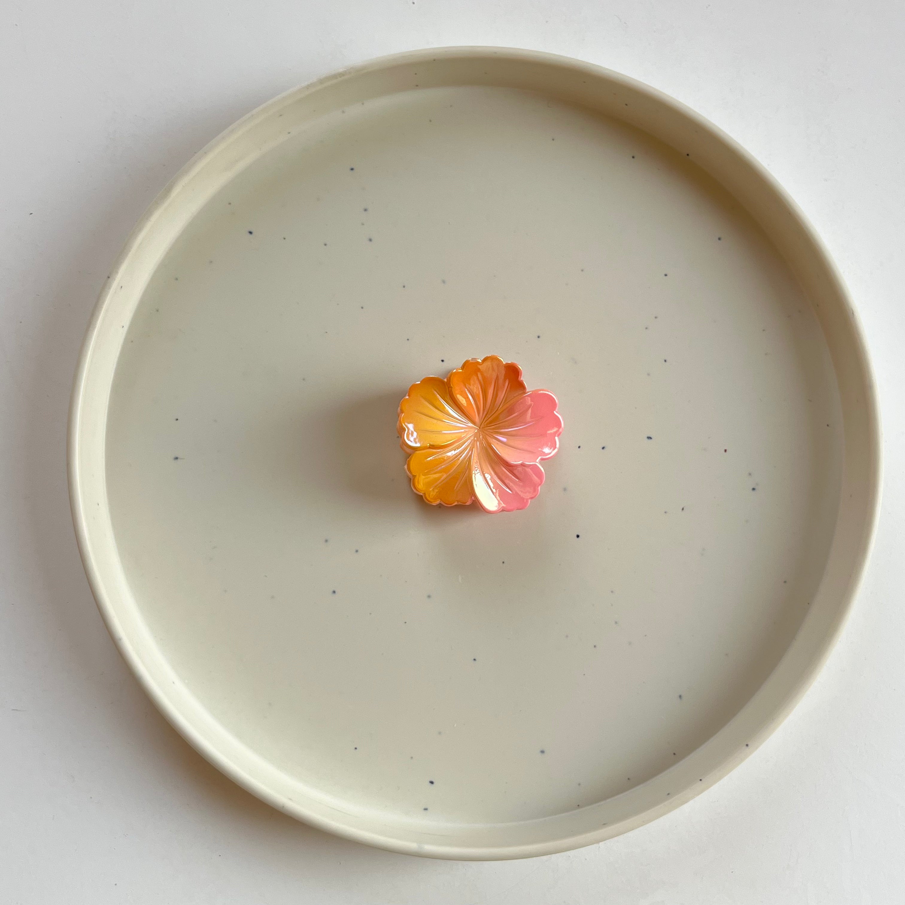 Iridescent Bloom Mini Hair Claw