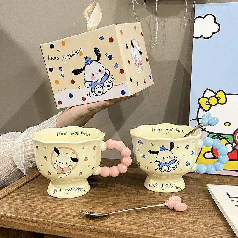 Cartoon Ceramic Mug Set