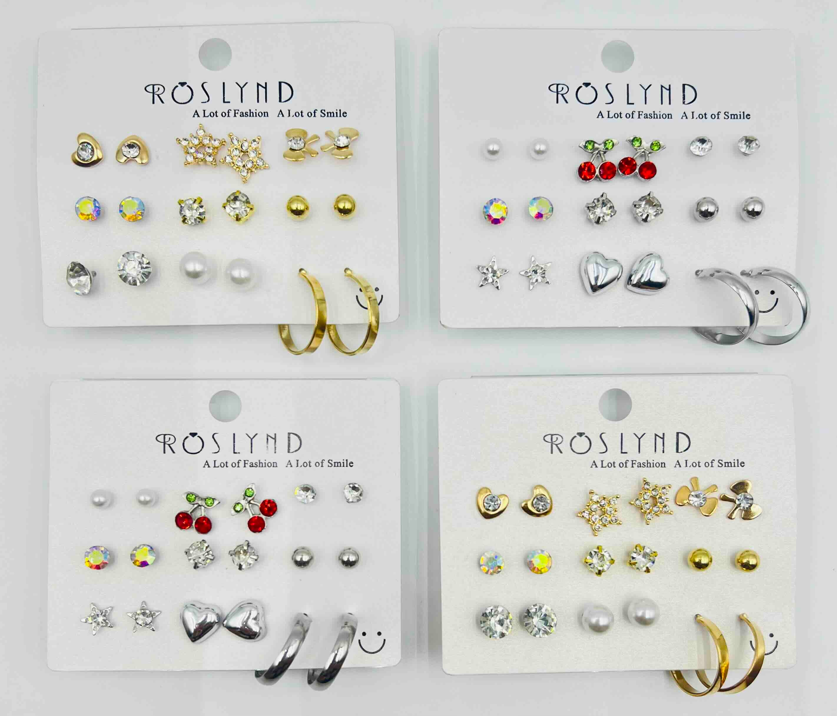 Pastel Pearl Earrings Set