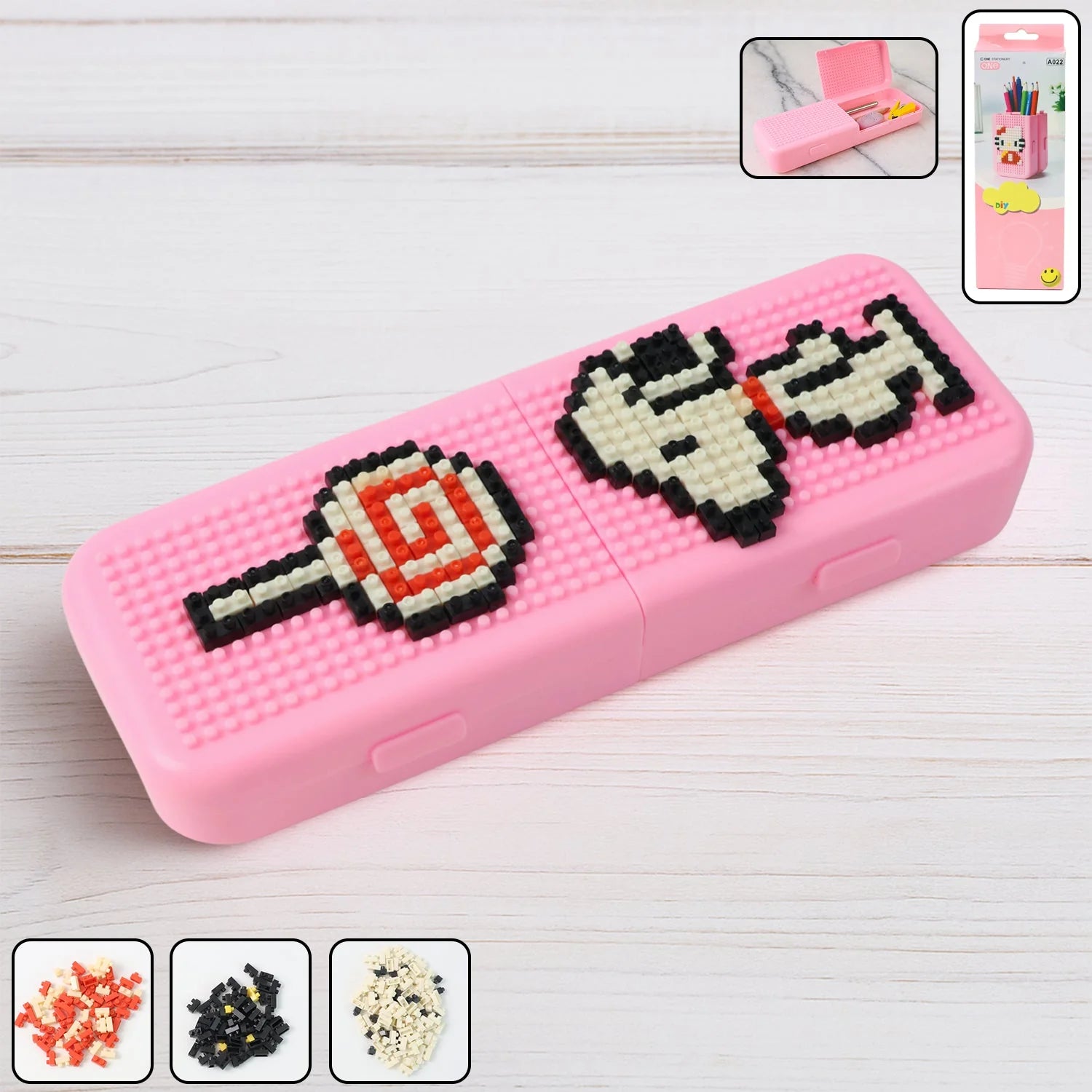 DIY Pixel Art Pencil Holder