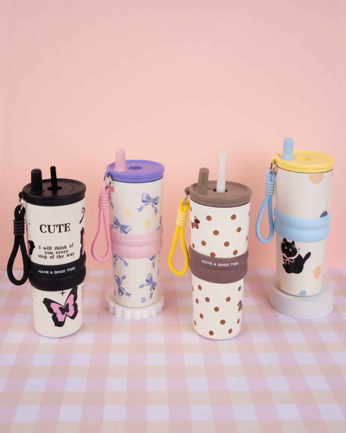 710 ML Stainless Steel Insulated Tumbler with Straw