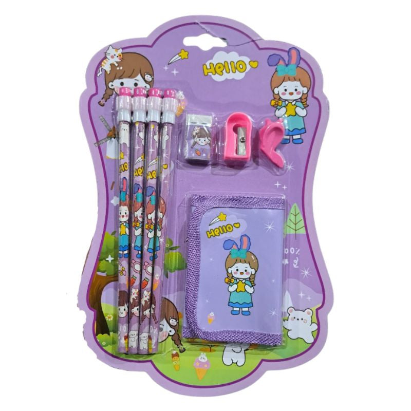 Sweet Bunny Pencil Set