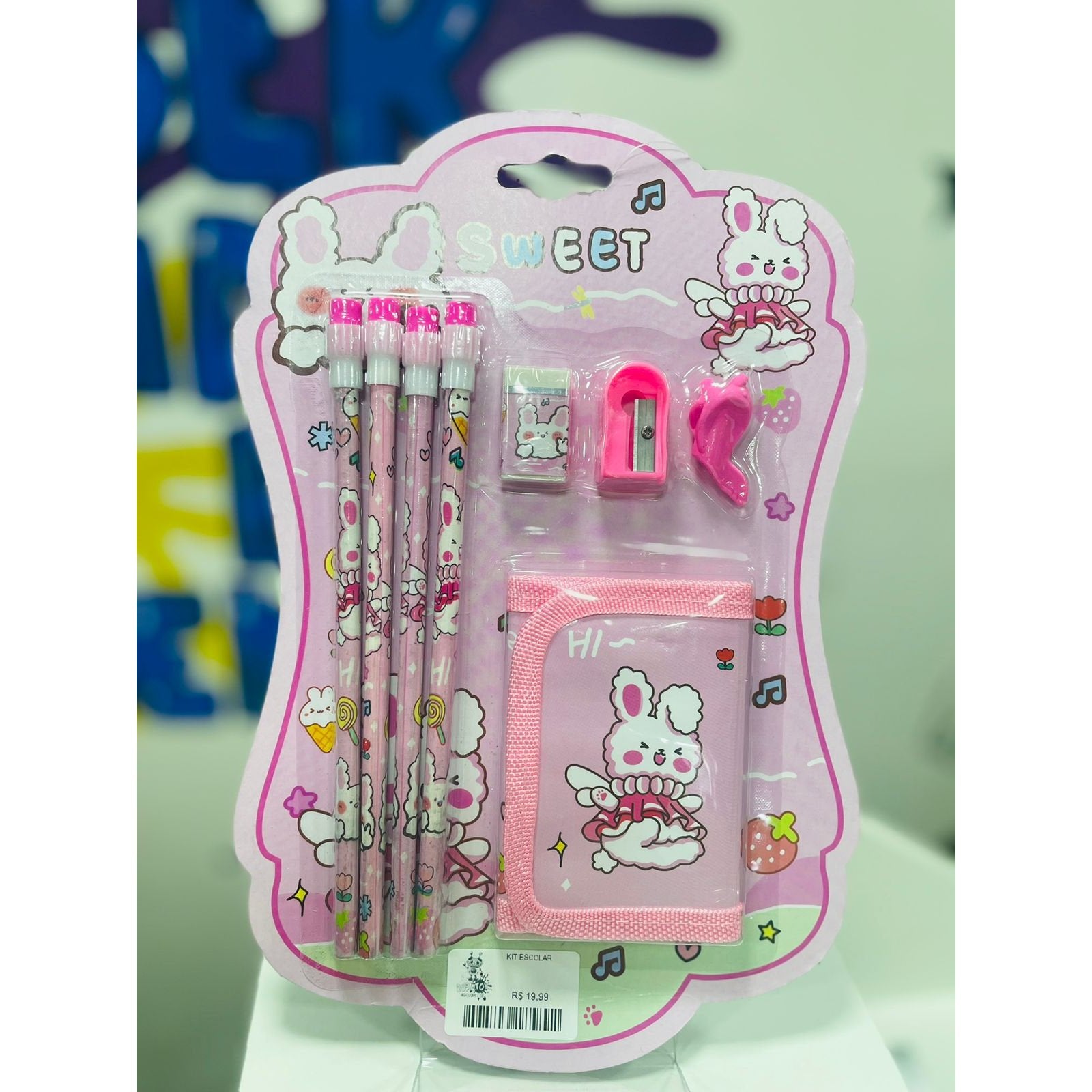 Sweet Bunny Pencil Set